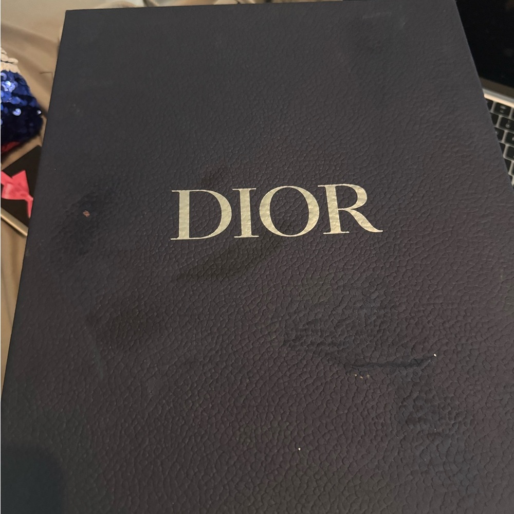 Dior B23 High-Top Sneakers in Red and Blue - Picture 11 of 11